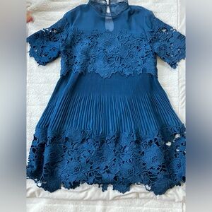 Blue dress size small